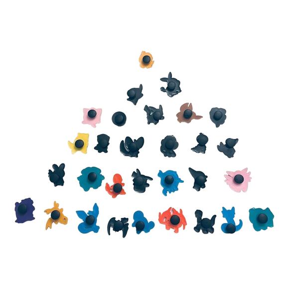 NEW Pokémon Pikachu SHOE CHARMS 30pc for Croc Shoes Zip Bags Dragons Dinosaurs + - Picture 8 of 8